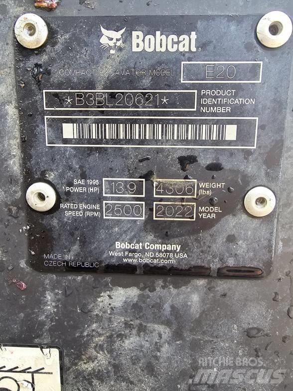 Bobcat E20 Mini rýpadla < 7t