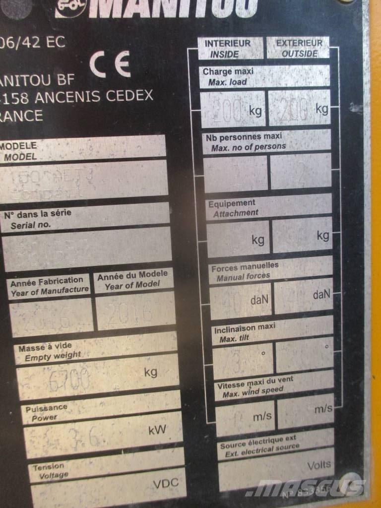 Manitou 150 AET JC Kloubové plošiny