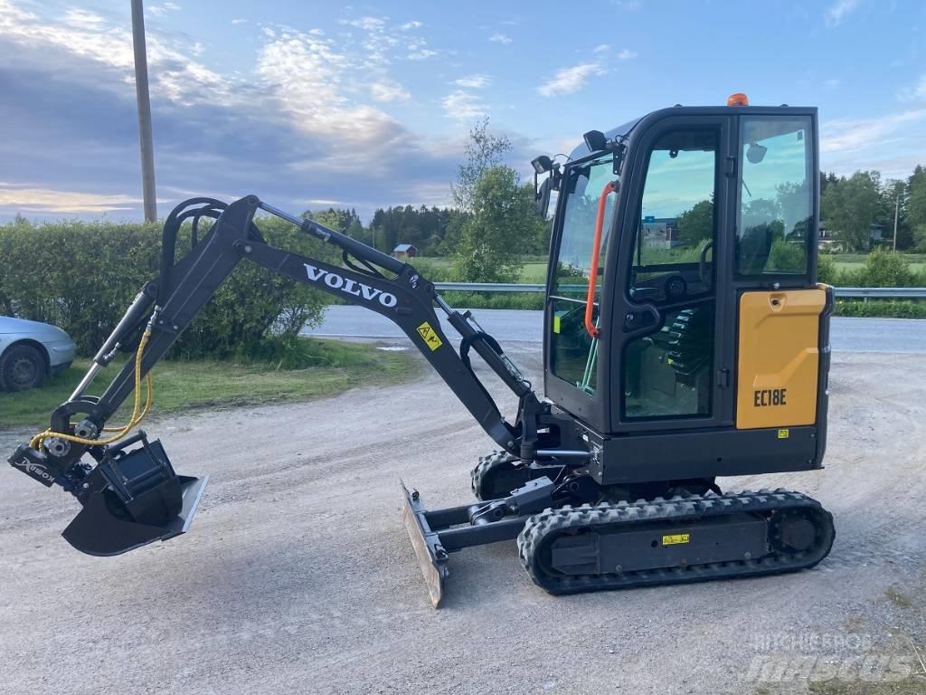 Volvo EC 18 E Mini rýpadla < 7t