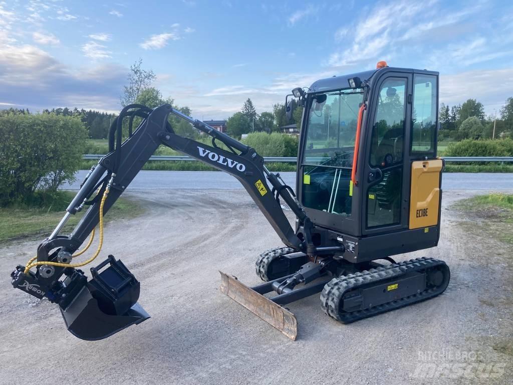 Volvo EC 18 E Mini rýpadla < 7t