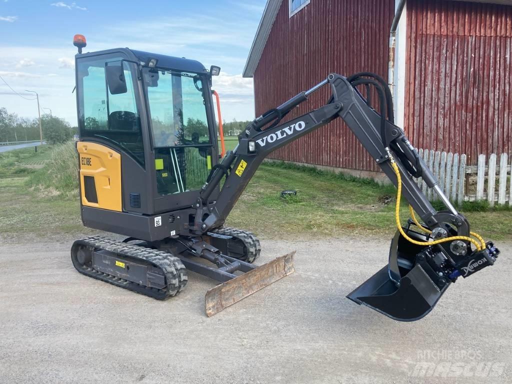Volvo EC 18 E Mini rýpadla < 7t