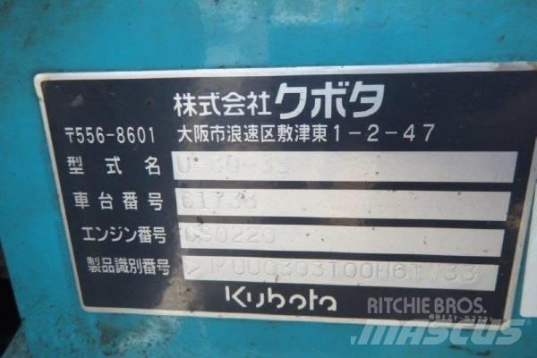 Kubota U-30-3S Mini rýpadla < 7t