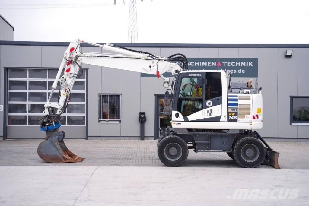 Komatsu PW 148-11 Kolová rýpadla
