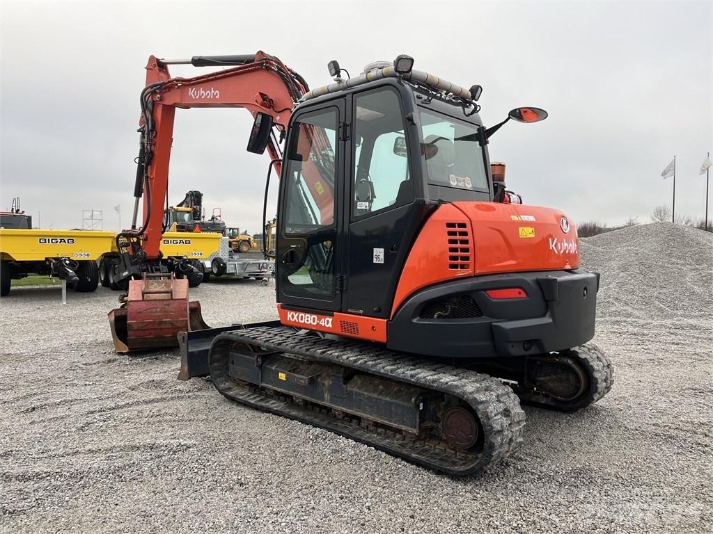 Kubota KX 080-4 Midi rýpadla 7t - 12t