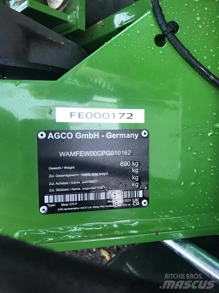 Fendt Slicer 270P Žací stroje