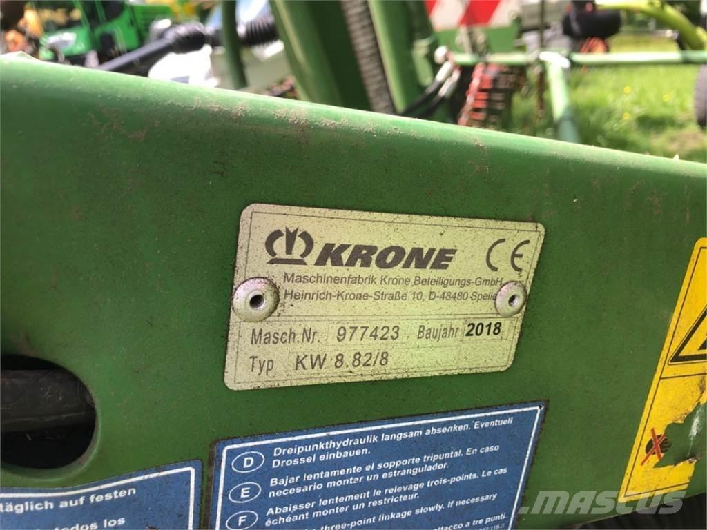 Krone KW 8.82/8 Obraceče a shrabovače sena