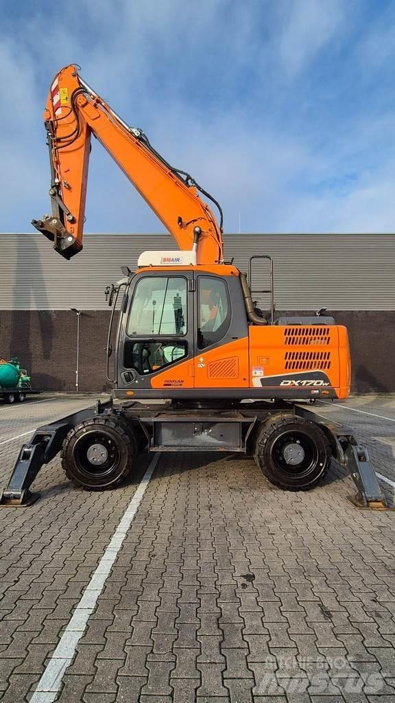 Doosan DX170W-5 Kolová rýpadla