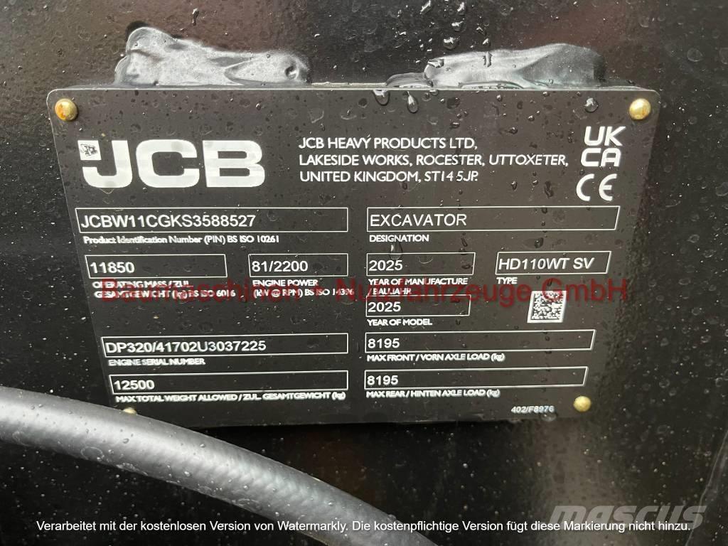 JCB Hydradig 110W Kolová rýpadla