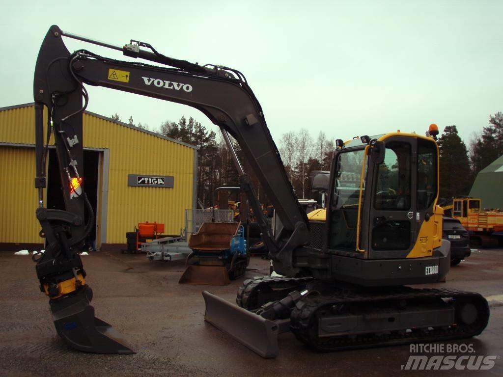Volvo ECR 88 D Midi rýpadla 7t - 12t