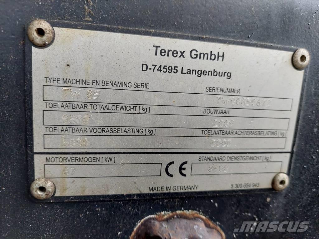 Terex TW 85 Kolová rýpadla