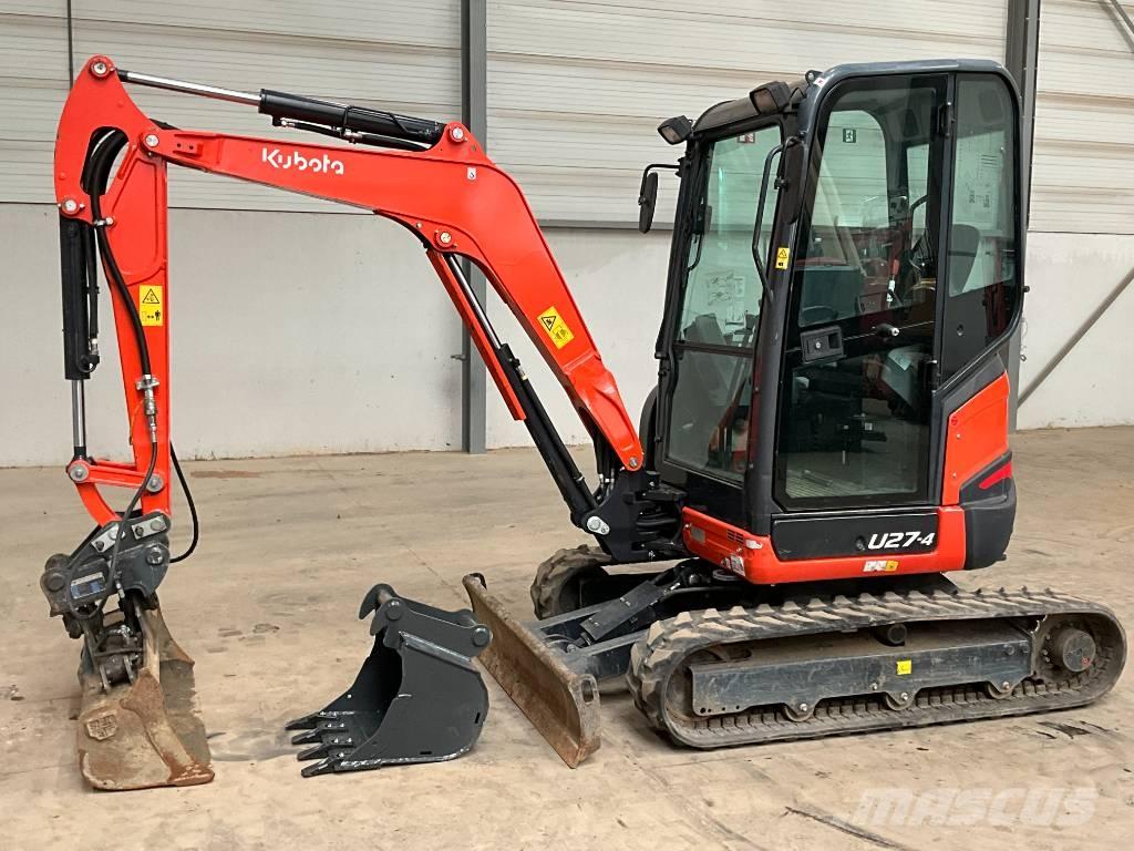 Kubota U 27-4 Mini rýpadla < 7t