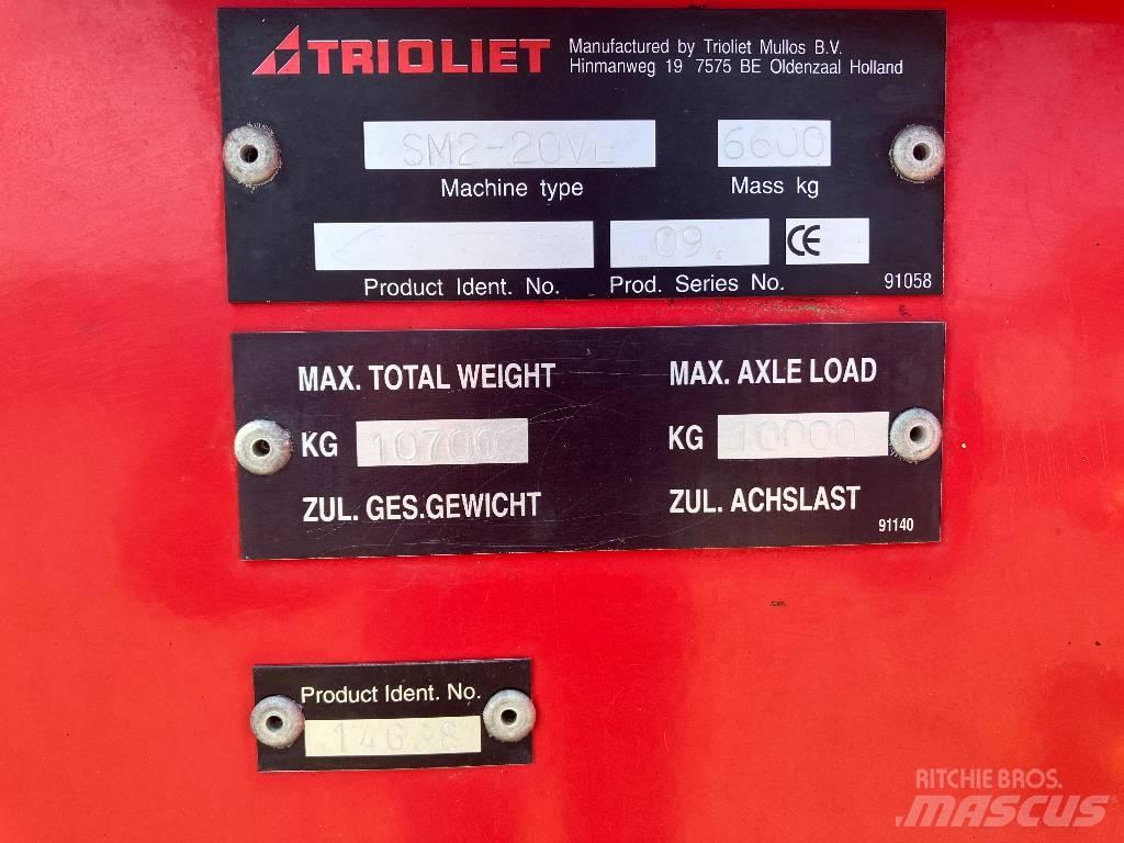 Trioliet SM2 20 VE Krmítka, krmné žlaby
