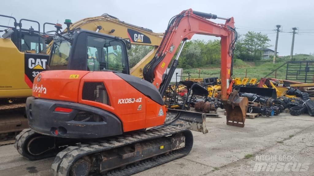 Kubota Kx 080-4 Midi rýpadla 7t - 12t
