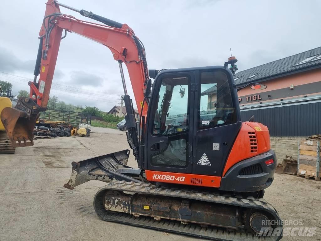 Kubota Kx 080-4 Midi rýpadla 7t - 12t