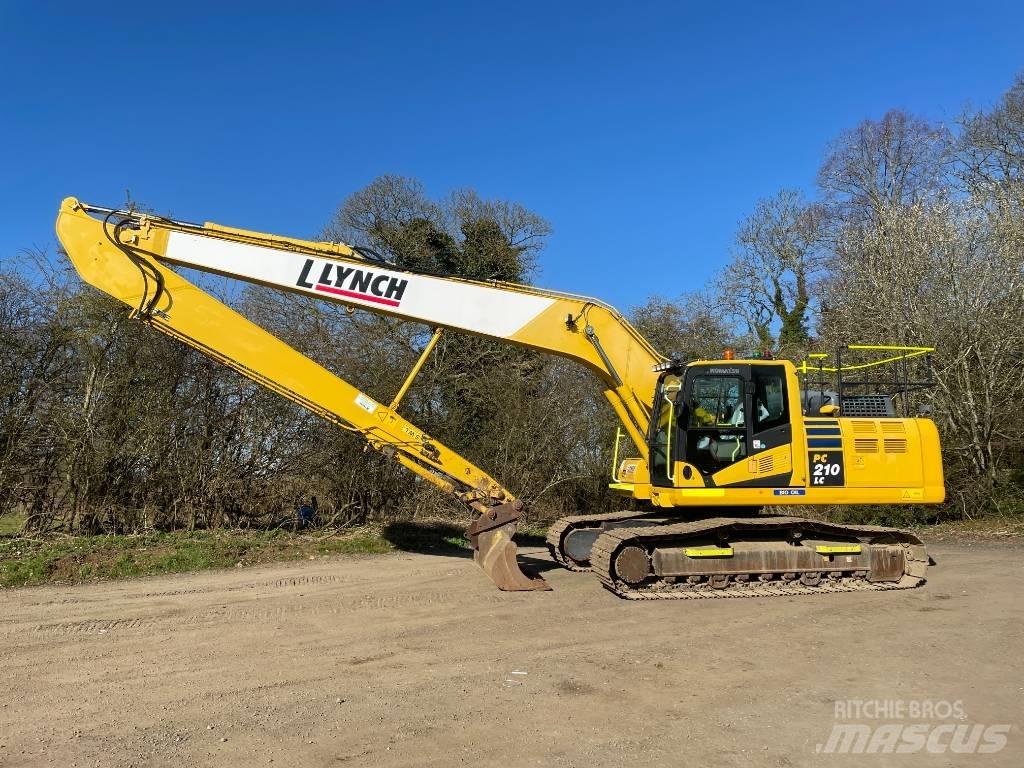 Komatsu PC 210 Rýpadla s dlouhým dosahem