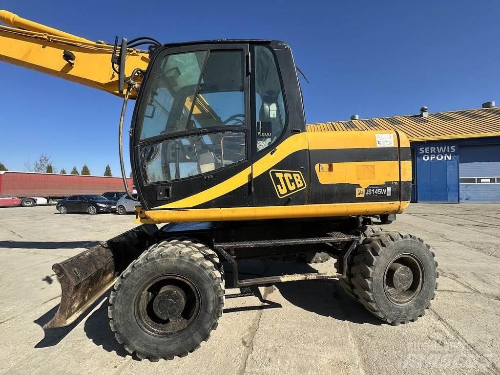 JCB JS145W Kolová rýpadla
