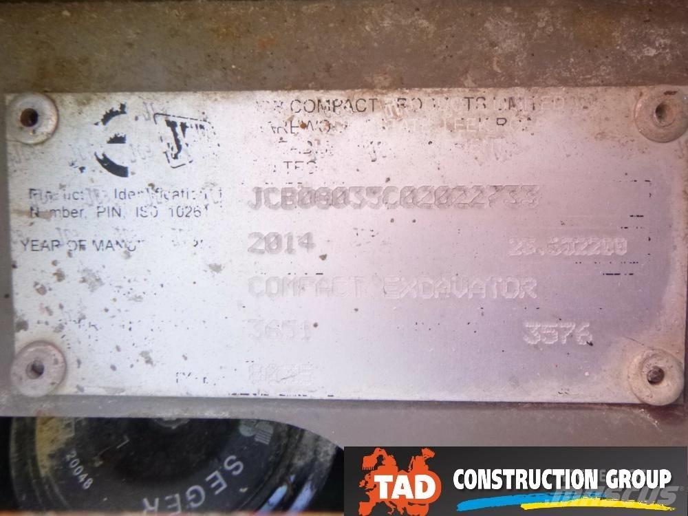 JCB 8035 ZTS Mini rýpadla < 7t