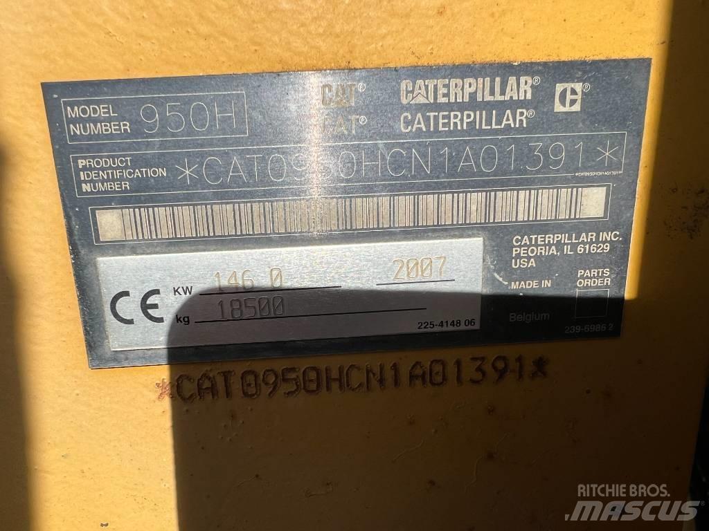 CAT 950 H Kolové nakladače