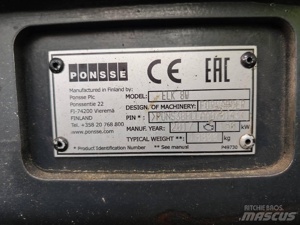 Ponsse Elk 8W Vyvážecí traktory