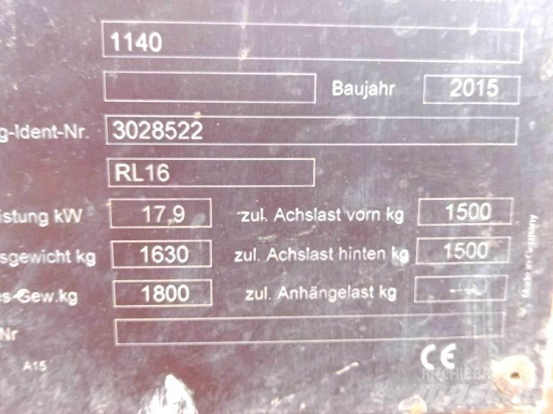 Weidemann 1140 Smykem řízené nakladače