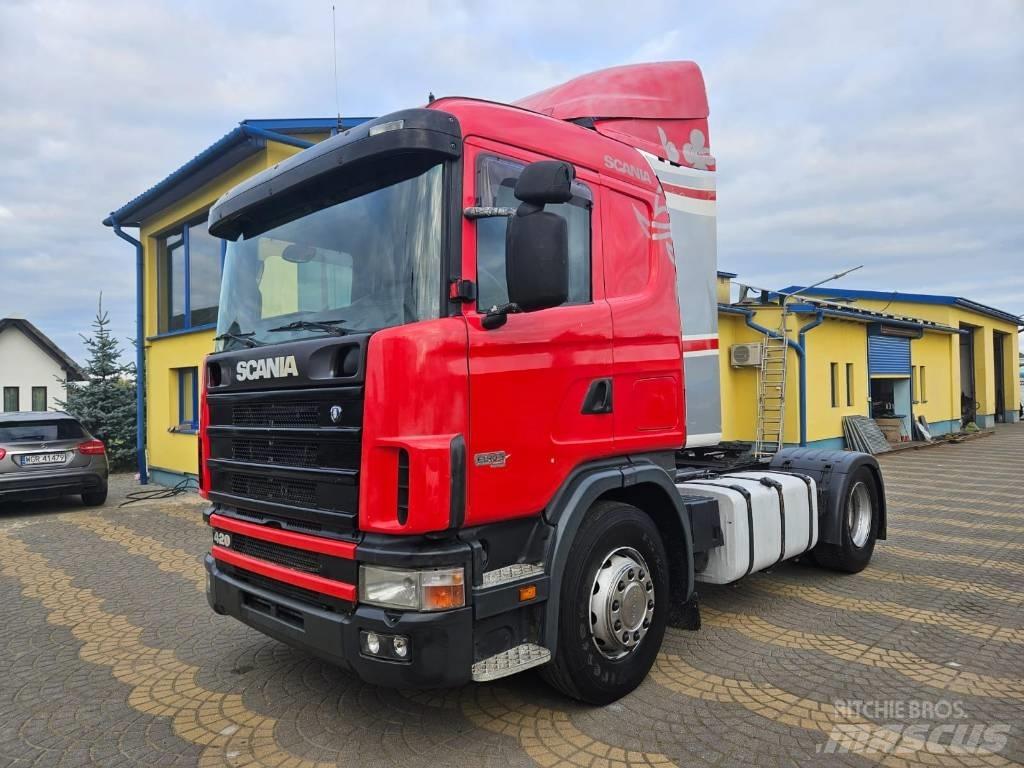 Scania 124 L 420 Tahače
