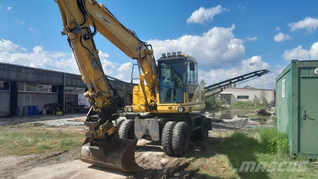 Komatsu PW 140-7 Kolová rýpadla