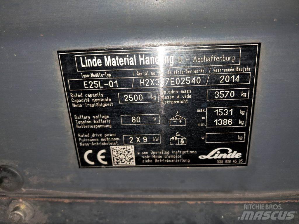 Linde E25L-01 Akumulátorové vozíky