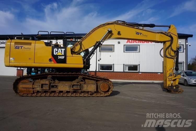 CAT 340F Pásová rýpadla