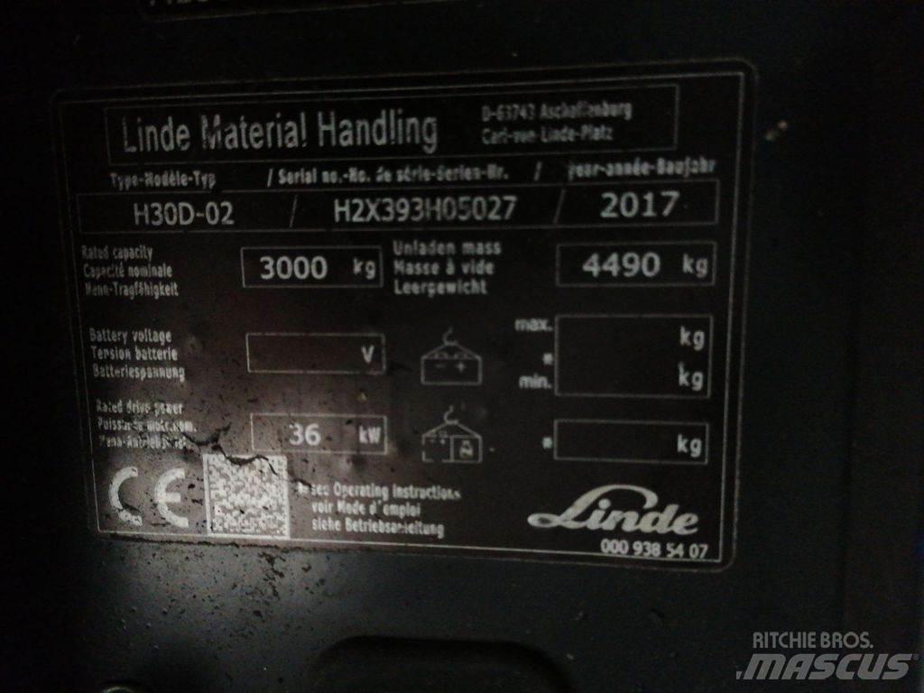 Linde H30D-02 Dieselové vozíky
