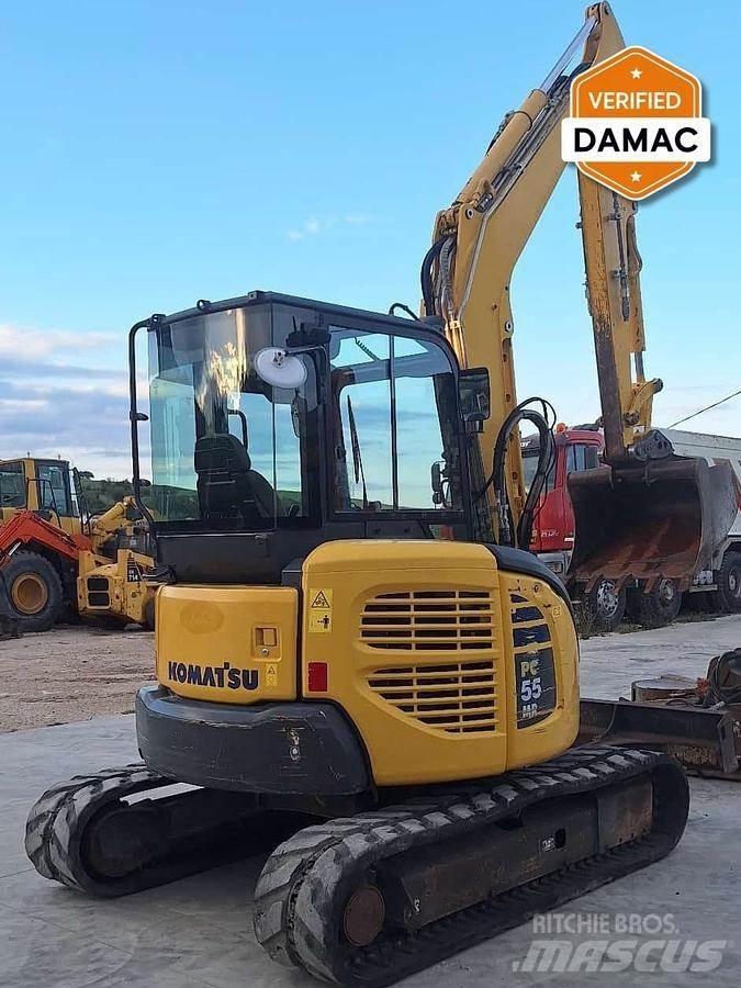 Komatsu PC55 Mini rýpadla < 7t