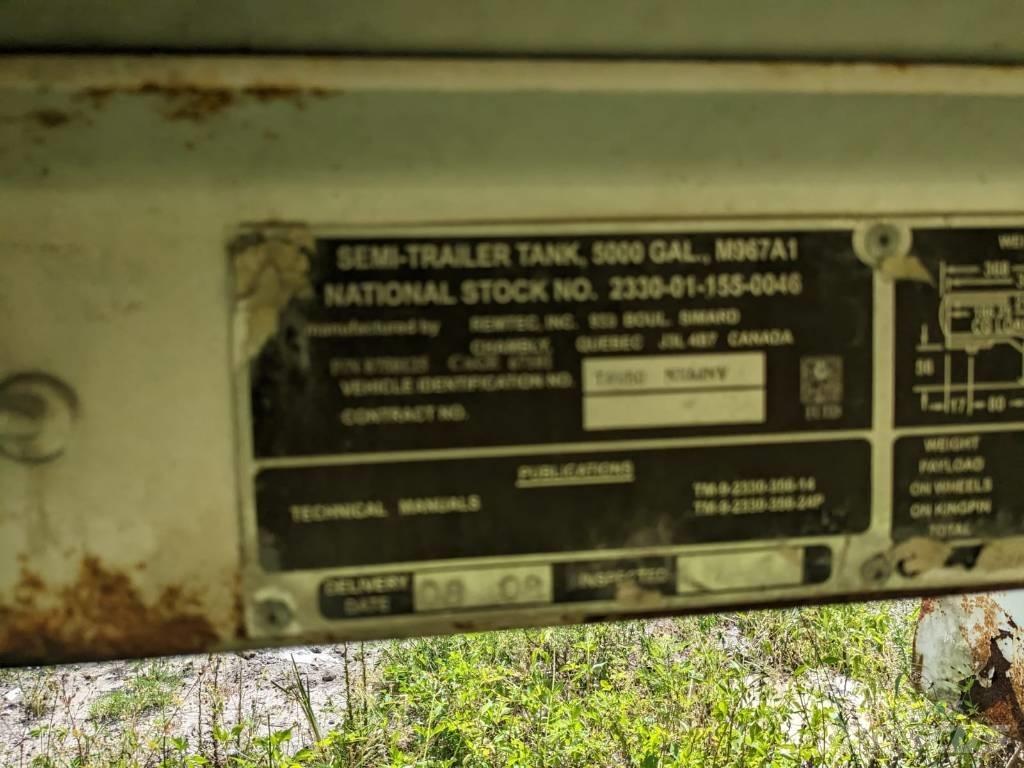 Remtec m67a1 Cisternové přívěsy