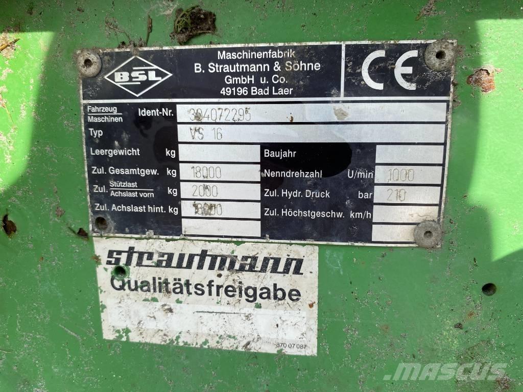 Strautmann VS16 Rozmetadla chlévské mrvy