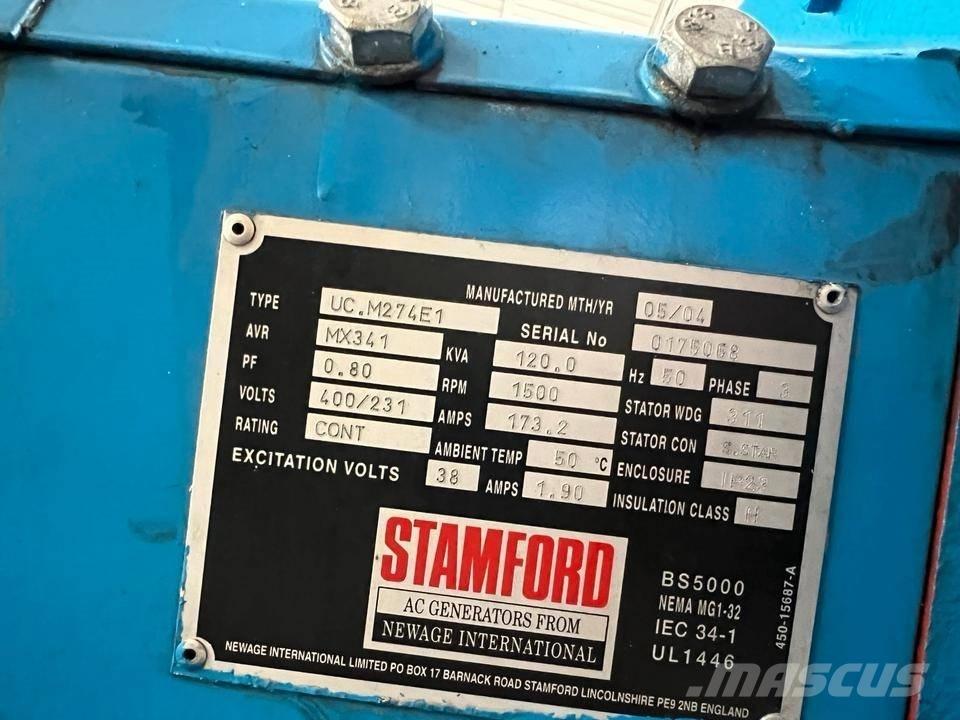 Deutz 120 KVA Naftové generátory