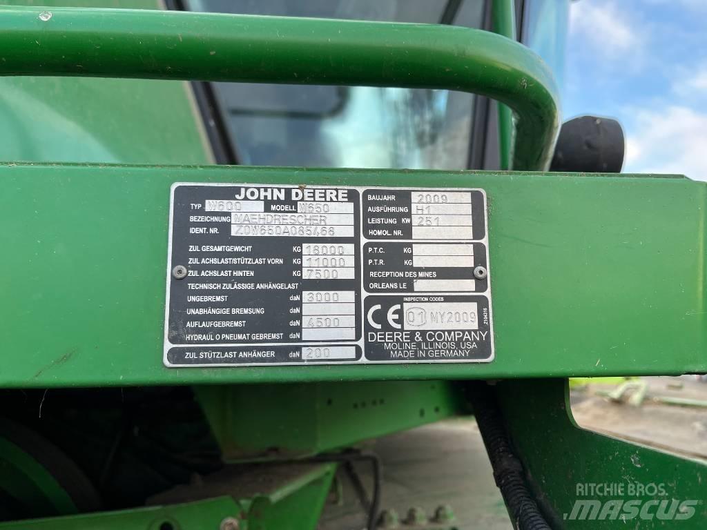 John Deere W 650 i Sklízecí mlátičky