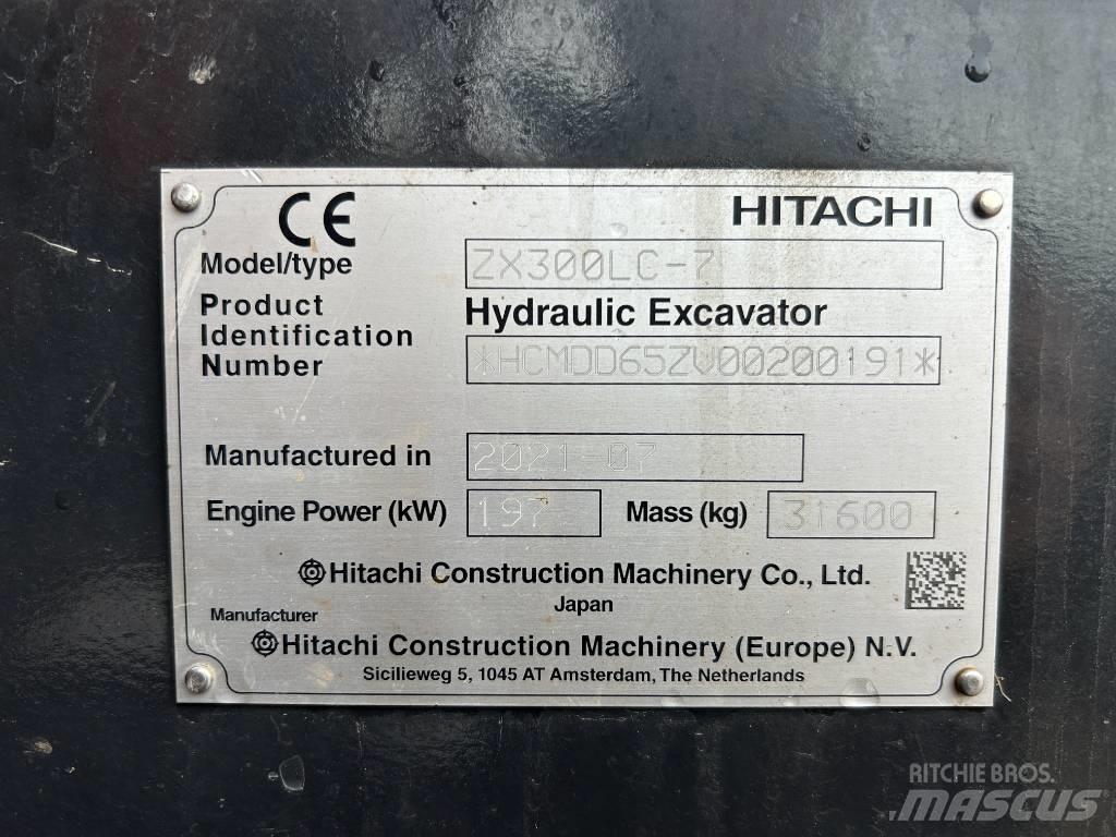 Hitachi ZX300LC-7 Pásová rýpadla