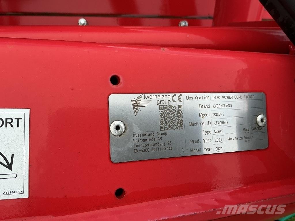Kverneland 3336 FT Kondicionér žacího stroje
