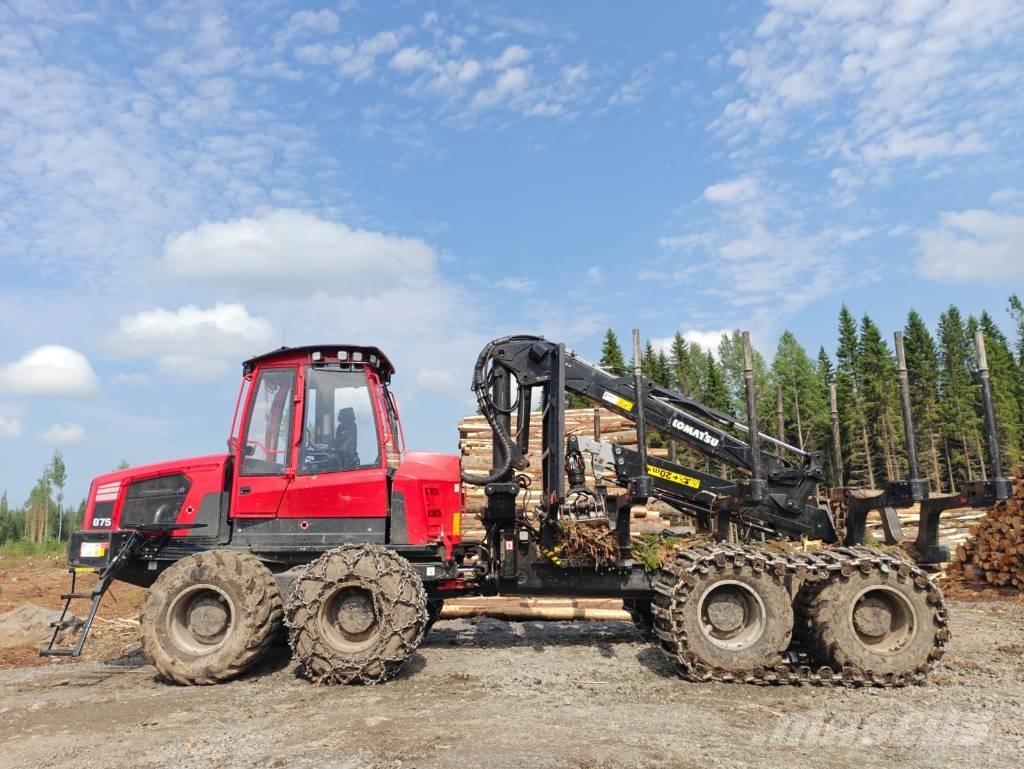 Komatsu 875 Vyvážecí traktory