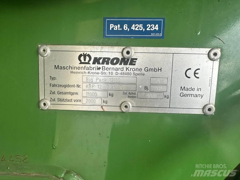 Krone Big Pack 12130 Lis na hranaté balíky