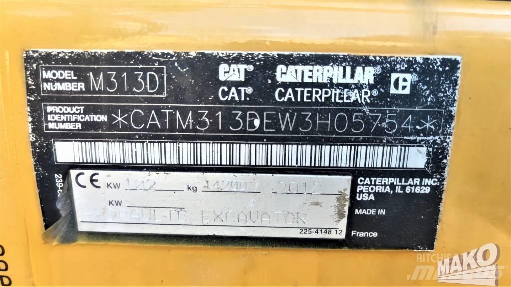 CAT M 313 D Kolová rýpadla