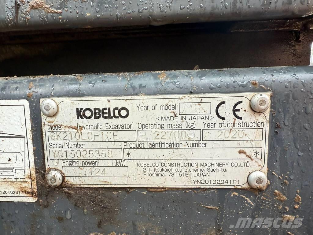 Kobelco SK 210 LC-10 Pásová rýpadla