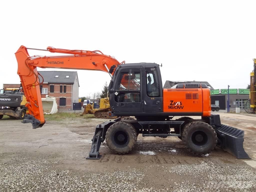 Hitachi EX 160 WD Kolová rýpadla