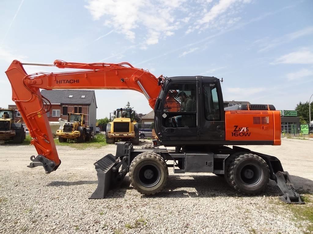Hitachi ZX 160 W Kolová rýpadla