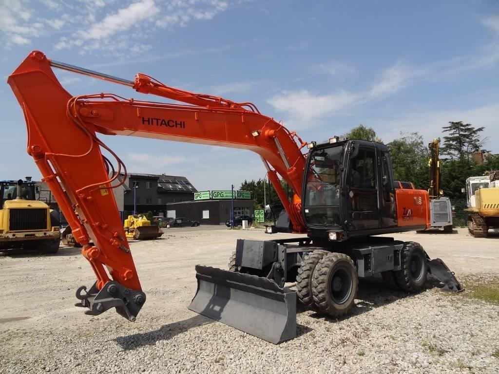 Hitachi ZX 160 W Kolová rýpadla