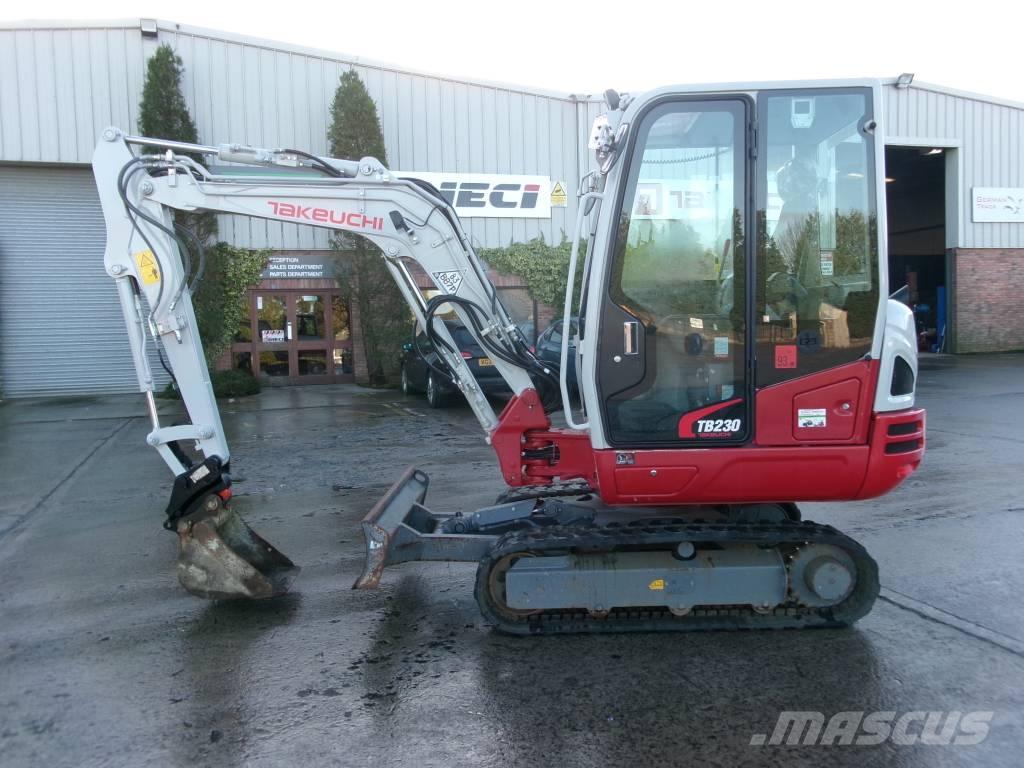 Takeuchi TB 230 Mini rýpadla < 7t