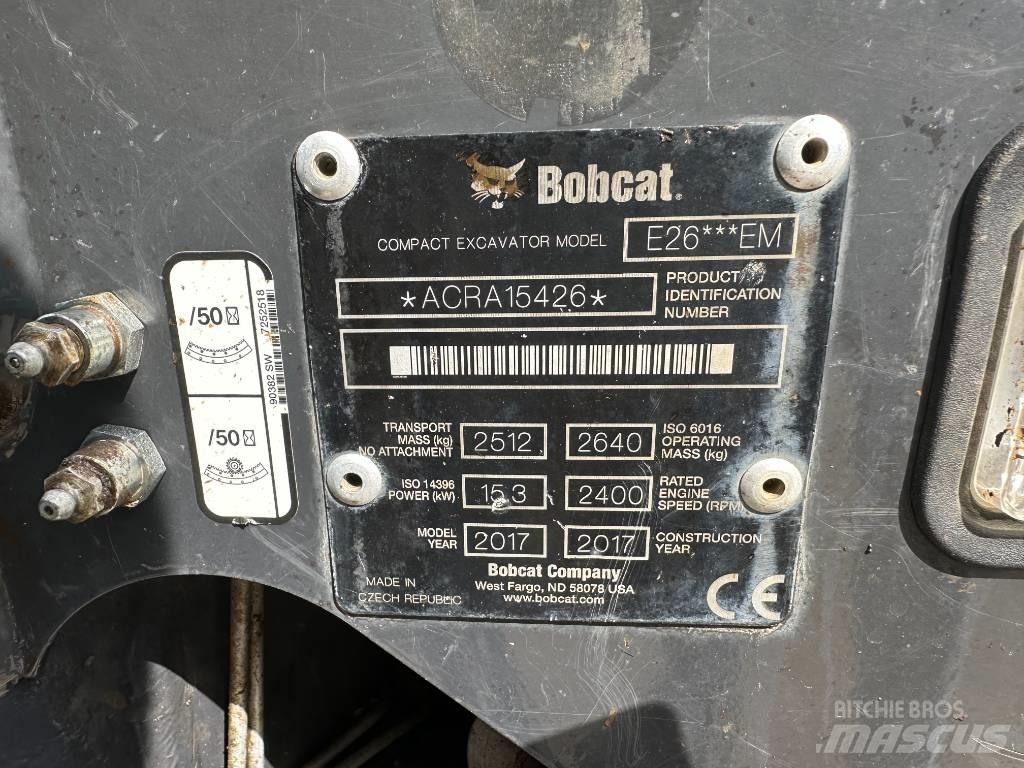 Bobcat E 26 Mini rýpadla < 7t