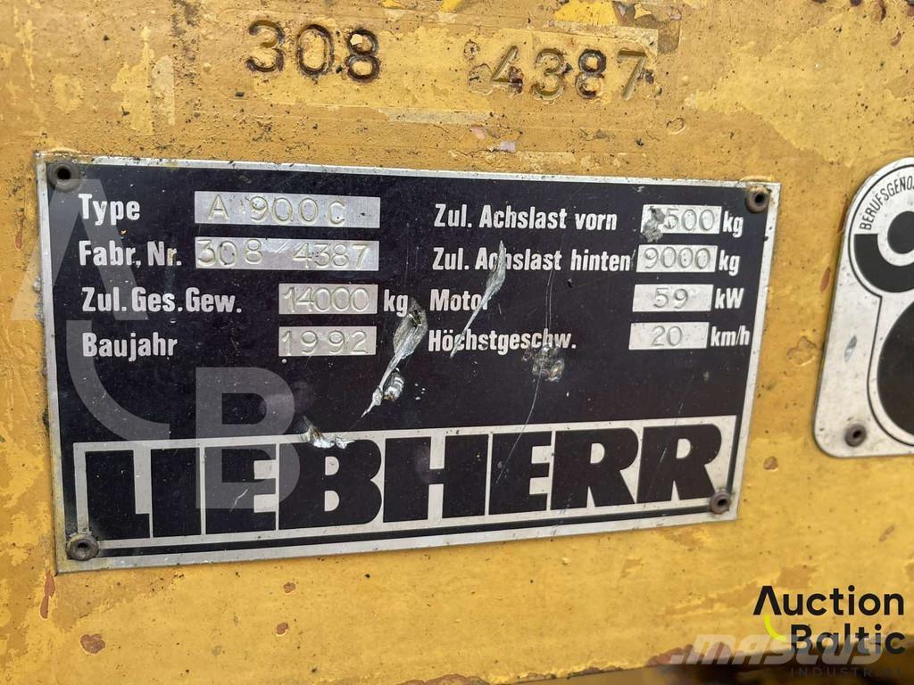 Liebherr A 900 C Kolová rýpadla