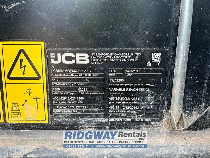 JCB 540-180 Teleskopické manipulátory