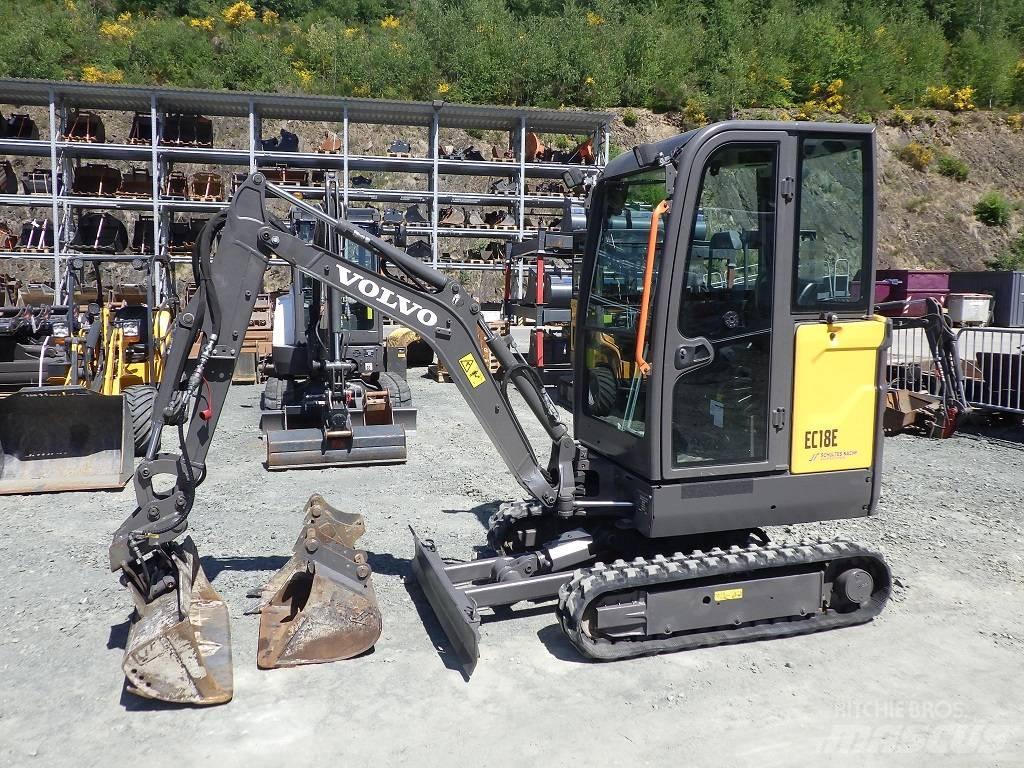 Volvo EC 18 E Mini rýpadla < 7t