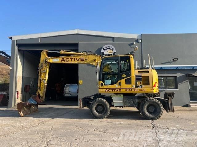 Komatsu PW 148 Kolová rýpadla