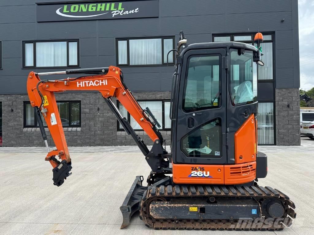 Hitachi ZX 26 U-6CLR Mini rýpadla < 7t